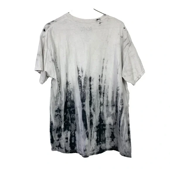 2017 ACDC Perryscope Graphic White Gray Black Tie Dye T-Shirt Large - Picture 6 of 6